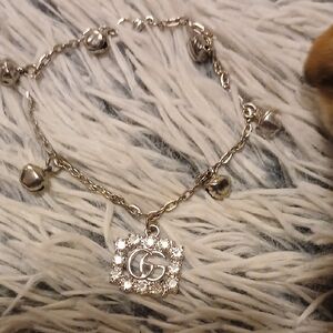 Elegant Silver Charm Bracelet